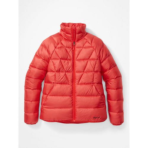 Marmot Hype Jackets - Womens Down Jacket Red CA5832496 Canada